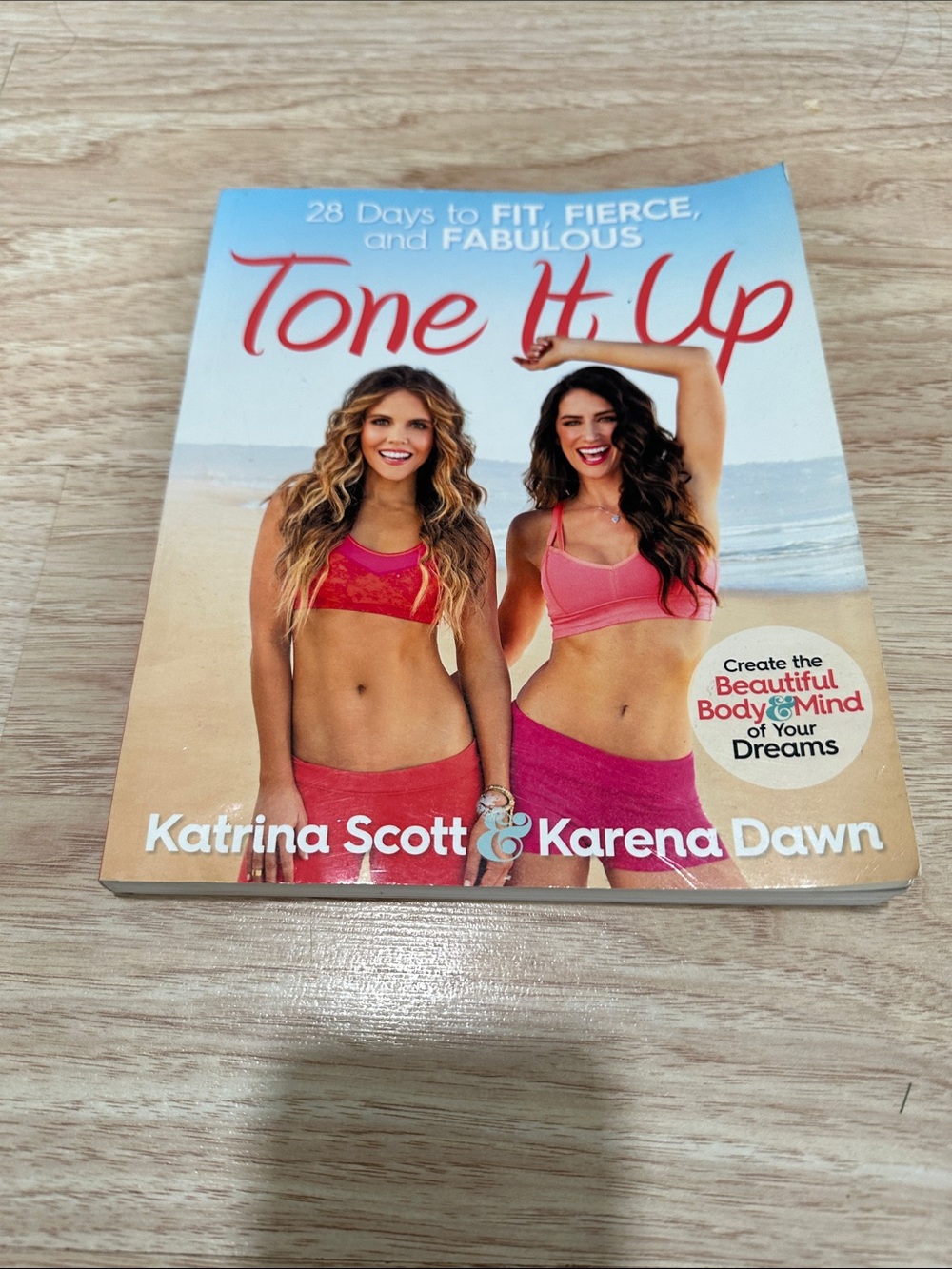 Tone It Up Fitness Book - Pink/Coral Cover